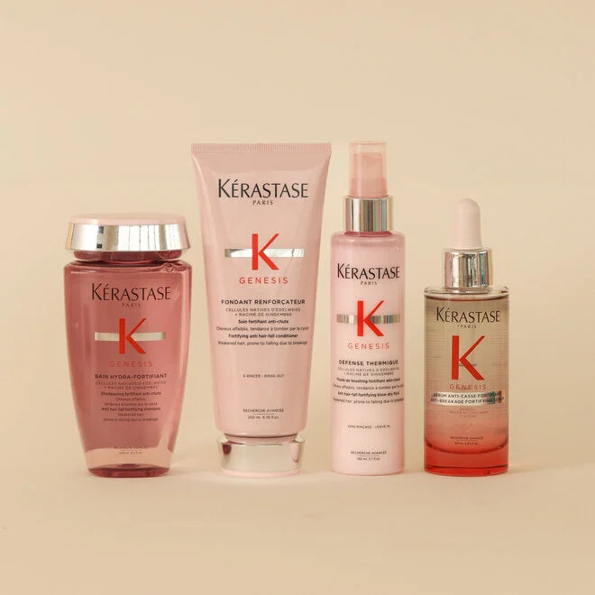 Routine Genesis cheveux gras et affaiblis