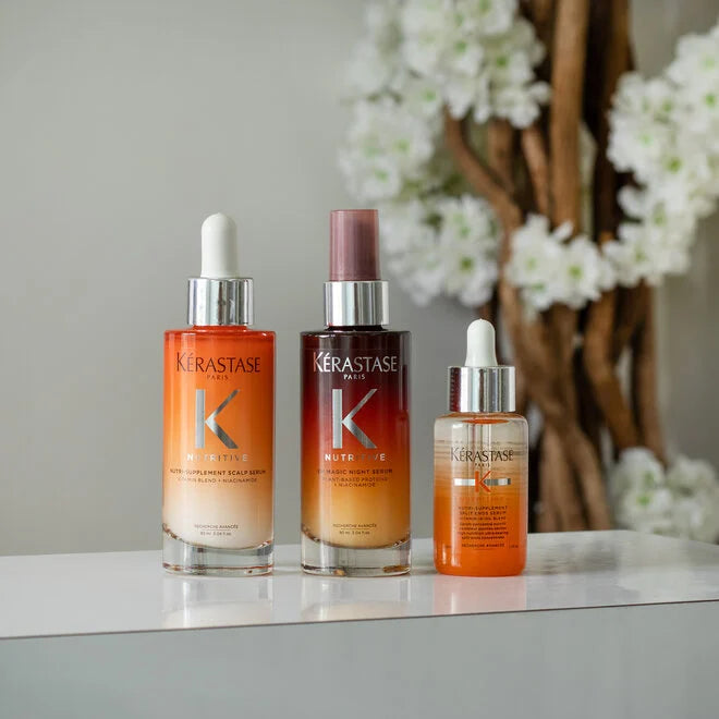 Routine Nutritive Trio de super sérums pour cheveux secs