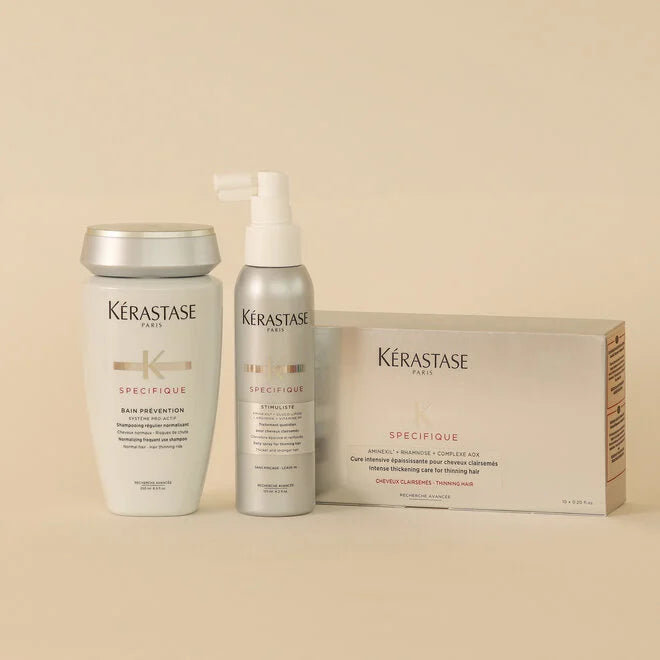Intensive and preventative specific routine for thinning hair